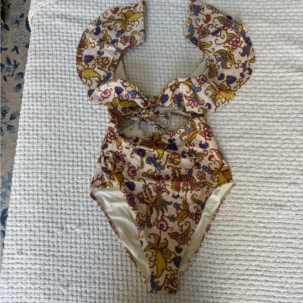 Cleobella Floral One-Piece Swimsuit